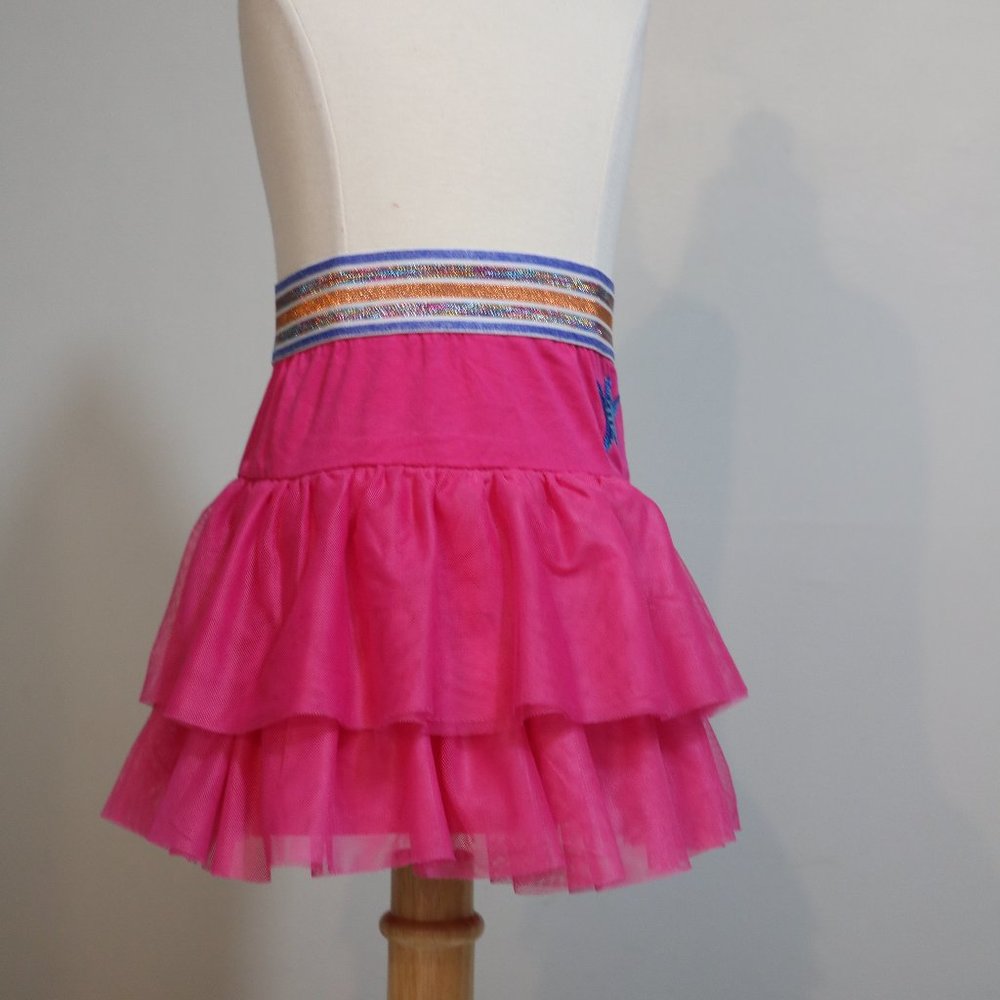 Agatha Ruiz De La Prada fucshia double layer tule skirt NWT